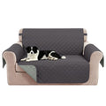 Oversized Loveseat Couch Cover for Dogs (Dark Grey/Light Grey / Loveseat - Oversized (54"))