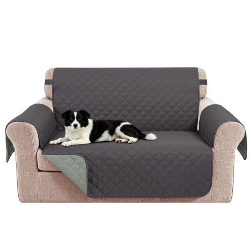 Reversible 4 Seater Sofa Cover (Dark Grey/Light Grey / Sofa Xxl - Xxl Large (91"))