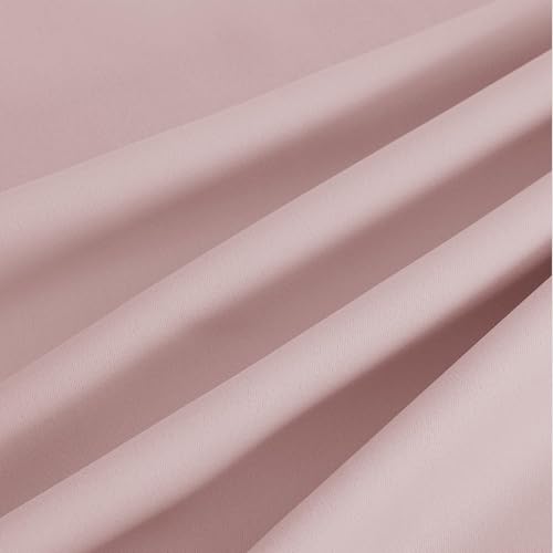 Blush Pink Room Darkening Curtains 54 Inches Long 2 Panels (Blush Pink / 40"W x 54"L (Pack of 2))