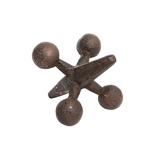 Retro Decorative Cast Iron Jack Figurine (Rust / 6 inches)