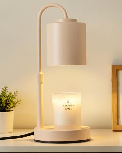 Dimmable Candle Warmer Lamp with Timer (Apricot)