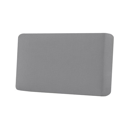 Super Stretch Individual Seat Cushion Covers Sofa Covers Couch Cushion Covers Slipcover Sets Thick Jacquard Textured Twill Fabric (Dove / 1 Cushion Loveseat)