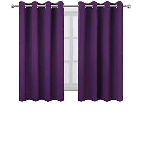 Purple Blackout Curtains (Purple / 52"W x 45"L (Pack of 2))