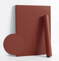 78.7''x17.7''Brick Red Peel and Stick Wallpaper Contact Paper Modern Self Adhesive Wall Paper Removable Textured Solid Color Shelf Cabinet Vinyl Roll (Brick Red / 78.7" x 17.7")