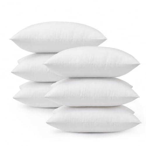 12x20 Throw Pillows Inserts 6 Pack (12x20 Inch)