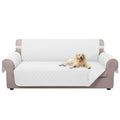 4 Seater Sofa Cover 91''Large Couch Cover (White/White / 91''sofa Xxl - Xxl Large)