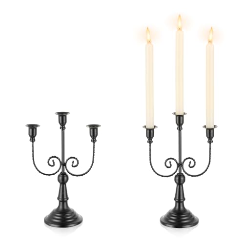 Halloween Candelabra (2pcs / Black-3arm)