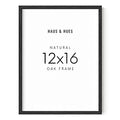 12x16 Black Oak Frame (Set of 01 / Black Oak / 12x16 in)
