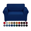 Classic Blue Waterproof Polyester Spandex Sofa Cover with Elastic Bottom (Classic Blue / Small（35" - 55"）)