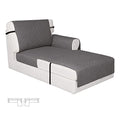 Reversible Couch Cover (Gray/Gray / Medium Lounge Chaise)