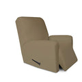 Stretc Recliner Chair Covers Fleece Soft Couch Covers for Sofa (Small Recliner Chair / Tan)