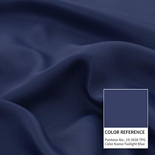Blackout Curtains for Bedroom (Navy / 55"W x 96"L (Pack of 2))