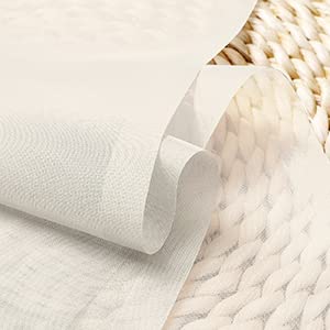 Ivory Sheer Curtains 90 Inches Long 2 Panels (Ivory / 42"W x 90"L (Pack of 2))
