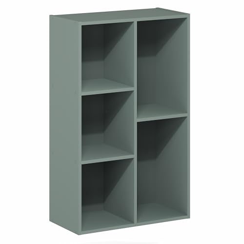 LUDER Book Shelf (Sage Green / 5-Cube)