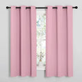 Crystal Pink Room Darkening Curtains (Crystal Pink / 42"W x 48"L (Pack of 2))