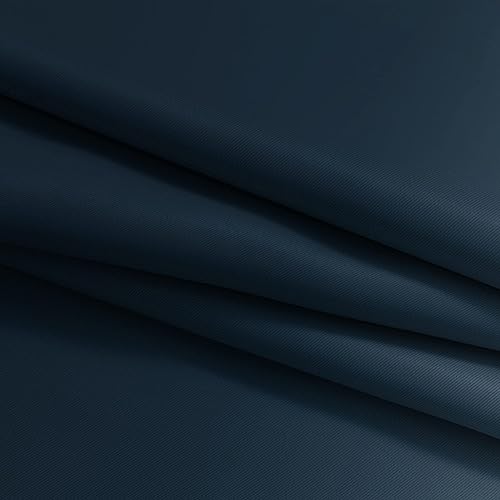 Ombre Curtains Navy Blue and Greyish White for Living Room (52"W x 90"L (Pack of 2) / Navy Blue)