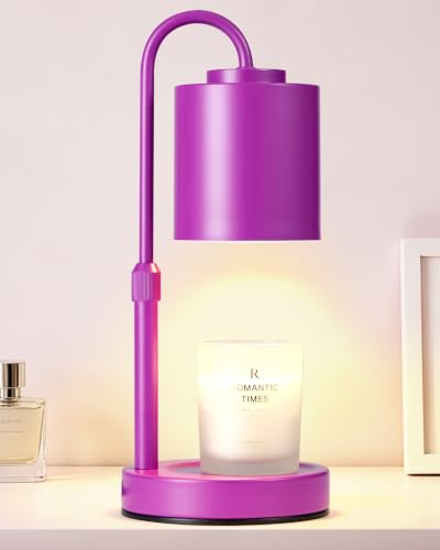 Dimmable Candle Warmer Lamp with Timer (Purple)