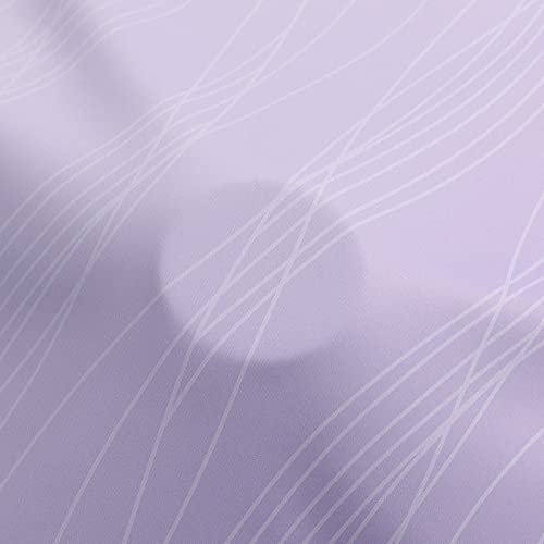 Lilac and Greyish White Ombre Blackout Curtains for Bedroom 45 Inch Long (Lilac and Greyish White / 52"W x 45"L (Pack of 2))