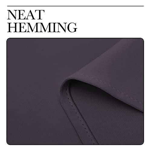 Greyish Purple Blackout Curtains (Greyish Purple / 34"W x 84"L (Pack of 2))