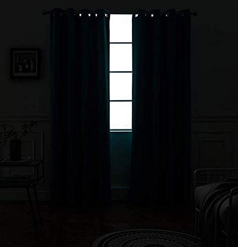 Room Darkening Curtains 52x108 inch Length Navy Blue (Navy Blue / 52"W x 108"L (Pack of 2))
