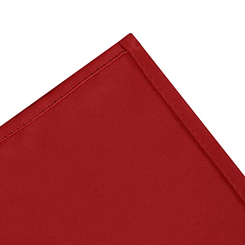 Blackout Curtains 66 x 84 inch (Bright Red / 66"W x 84"L (Pack of 2))