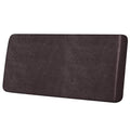 Leather Look Couch Cushion Covers Sofa Seat Slipcovers Sets Couches Furniture Protector for Sectional Armchair Loveseat Pets Kids Stretch Spandex Fabric (1 Cushion Loveseat / 01 Chocolate)
