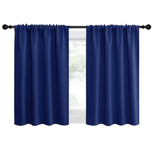Blackout Curtains for RV Windows (Navy Blue / 29"W x 20"L (Pack of 2))