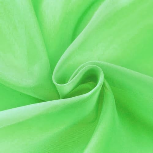 Sheer Voile Window Treatment Rod Pocket Curtain Panels for Kitchen Bedroom Living Room Drapes Sunlight Filtering Privacy Semi Home Decor Assorted Colors Sizes (Sharp Green / 52"W x 63"L (Pack of 2))