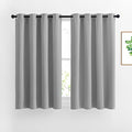 Bedroom Blackout Curtains Panels (Silver Grey / 52"W x 54"L (Pack of 2))