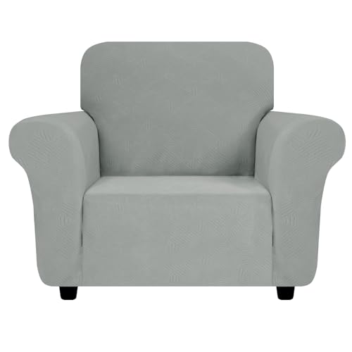 Chair Cover with Arms (- Light Grey / Small (30"-47"))