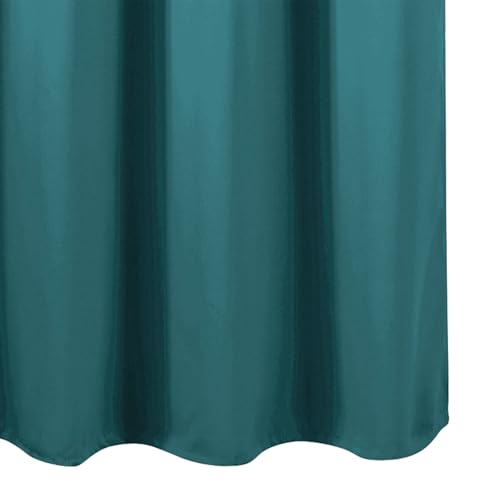 Sea Teal Blackout Curtains 42 x 54 Inch Length Set of 2 Panels Grommet Bedroom Curtains for Living Room (Sea Teal / 42"W x 54"L (Pack of 2))