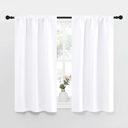 RV Curtains for Camper Windows (Pure White / 29"W x 40"L (Pack of 2))