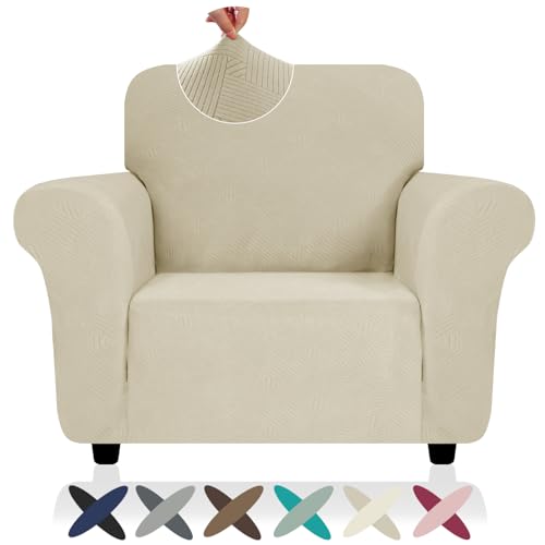Super Stretch Chair Slipcover (Khaki / Small (30"-47"))