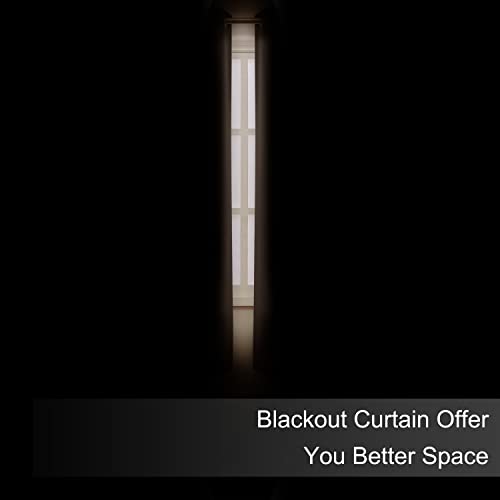 Blackout Curtains 52 x 45 inch (Chocolate Brown / 52"W x 45"L (Pack of 2))