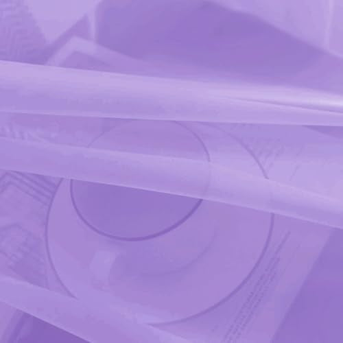 Basic Rod Pocket Sheer Voile Window Curtain Panels Lavender 1 Pair 2 Panels 26 Width 40 Inch Long for Kitchen Bedroom Children Living Room Yard（Lavender (Lavender / 26"W x 40"L (Pack of 2))