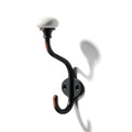 3 Pack Zinc Alloy Oil Rubbed Bronze Coat Hooks Modern (Oil Rubbed Bronze)