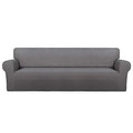 Stretch Couch Covers for Sofa 4 Seater Slipcovers Light Gray (XX-Large 4-Seater Sofa / Light Gray)