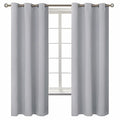 Light Grey Room Darkening Curtains 63 Inch for Bedroom (Light Grey / 42"W x 63"L (Pack of 2))
