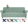Oversized Super Stretch Couch Cover (- Pea Green / X-Large (92"-115"))