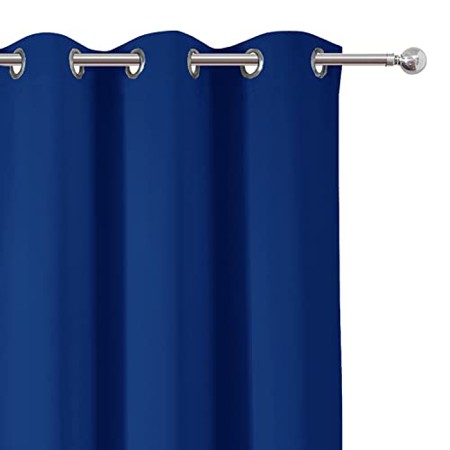 Blackout Curtains 42 x 63 inch (Royal Blue / 42"W x 63"L (Pack of 2))