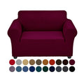 Stretch Chair Couch Cover (Burgundy / Small（35" - 55"）)