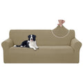 Stretch Couch Cover Slipcover for 3 Cushion Sofa (Sand / Sofa)