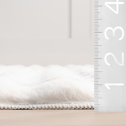 Jeni Off White Checkered Washable Area Rug (Jeni Off White / 2' x 3' (Rectangular))