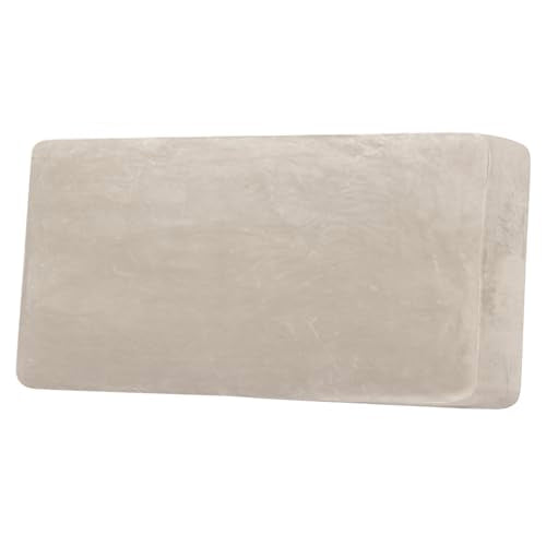 Velvet Stretch Individual Couch Cushion Cover Plush Cushion Slipcover for Loveseat Sofa Cushion Furniture Protector Seat Cushion Sofa Cover (French Oak / 1 Cushion Sofa)