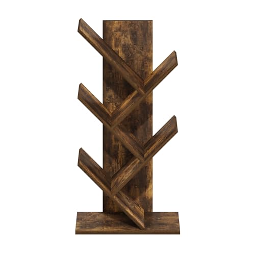 Tree Book Shelf (Amber Pine / 5-Tier Tree Bookcase)