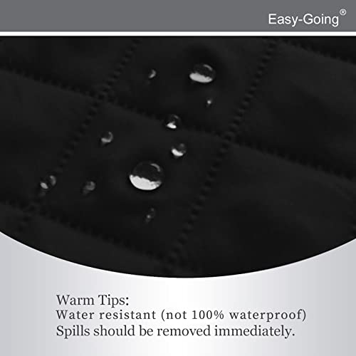Reversible Couch Cover (Black/Black / Medium Recliner)