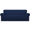 Stretch Couch Covers for Sofa Washable Large Navy (Large Sofa / Navy)