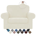 Stretch Chair Sofa Slipcover (Small / Ivory)