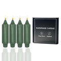 5 inch Green Taper Candles (5 inch / Green)