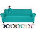 Oversized Super Stretch Couch Cover (- Peacock Teal / X-Large (92"-115"))